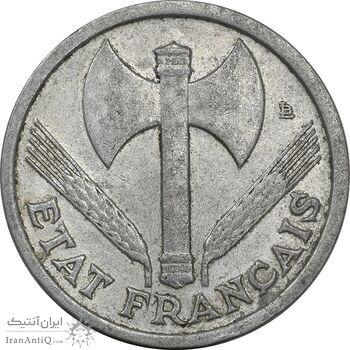 سکه 1 فرانک 1942 دولت ویشی - AU50 - فرانسه