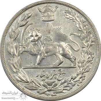 سکه 5000 دینار 1306 تصویری - ضرب تهران - 6 تاریخ بزرگ - AU50 - رضا شاه سکه 5000 دینار 1306 تصویری - ضرب تهران - 6 تاریخ بزرگ - AU50 - رضا شاه