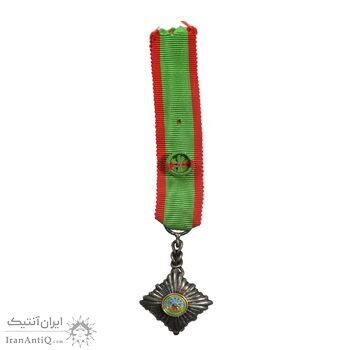 نشان همایونی درجه چهار (با جعبه) - شب - UNC - رضا شاه