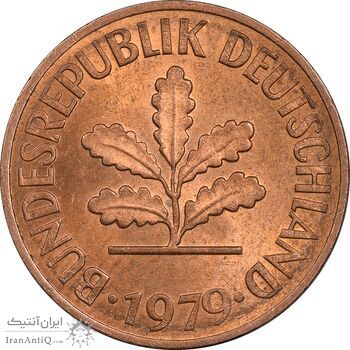 سکه 2 فینیگ 1979G جمهوری فدرال - MS63 - آلمان