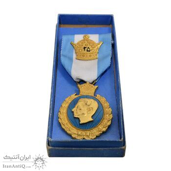 نشان بیست و پنجمین سال سلطنت - AU - محمد رضا شاه