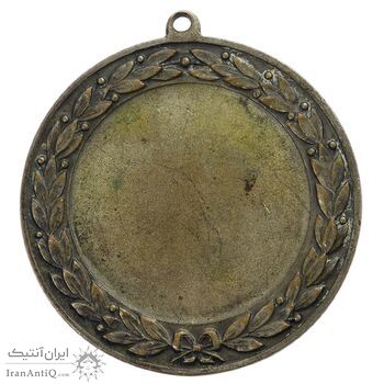 مدال آویز ورزشی برنز قهرمانی کشتی کشور (نقره ای) بدون روبان - EF - محمد رضا شاه مدال آویز ورزشی برنز قهرمانی کشتی کشور (نقره ای) بدون روبان - EF - محمد رضا شاه