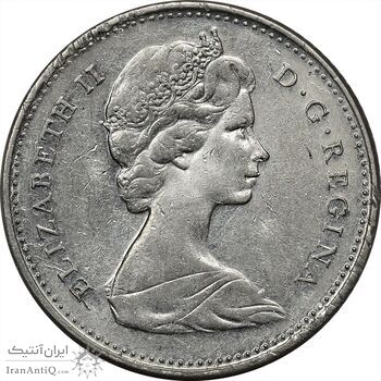 سکه 10 سنت 1968 الیزابت دوم - EF45 - کانادا