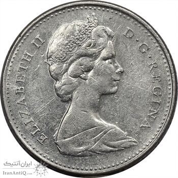 سکه 10 سنت 1969 الیزابت دوم - EF45 - کانادا