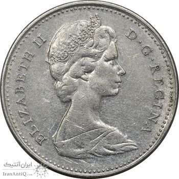 سکه 10 سنت 1971 الیزابت دوم - EF45 - کانادا