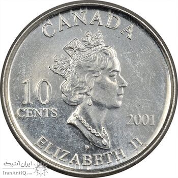 سکه 10 سنت 2001 (سال داوطلبان) الیزابت دوم - MS61 - کانادا سکه 10 سنت 2001 (سال داوطلبان) الیزابت دوم - MS61 - کانادا