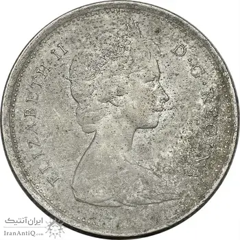 سکه 25 سنت 1969 الیزابت دوم - EF40 - کانادا