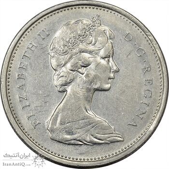 سکه 25 سنت 1969 الیزابت دوم - AU50 - کانادا سکه 25 سنت 1969 الیزابت دوم - AU50 - کانادا