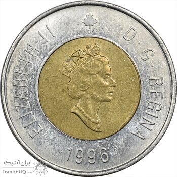 سکه 2 دلار 1996 الیزابت دوم - MS61 - کانادا سکه 2 دلار 1996 الیزابت دوم - MS61 - کانادا