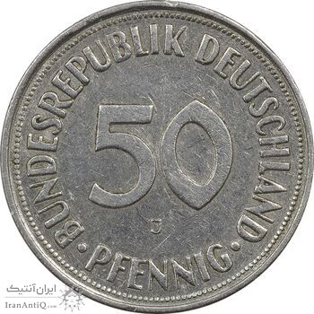 سکه 50 فینیگ 1969J جمهوری فدرال - EF45 - آلمان سکه 50 فینیگ 1969J جمهوری فدرال - EF45 - آلمان