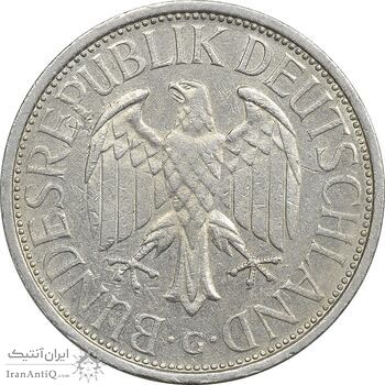 سکه 1 مارک 1972G جمهوری فدرال - EF45 - آلمان