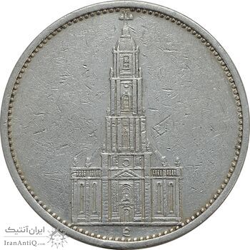 سکه 5 رایش مارک 1935E رایش سوم - EF45 - آلمان