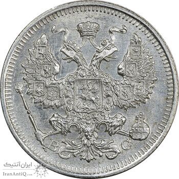 سکه 20 کوپک 1915BC نیکلای دوم - AU58 - روسیه سکه 20 کوپک 1915BC نیکلای دوم - AU58 - روسیه