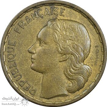 سکه 50 فرانک 1951 جمهوری چهارم - EF45 - فرانسه