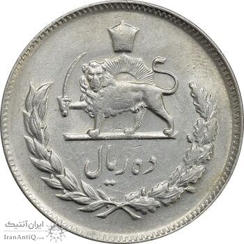 سکه 10 ریال 1350 - AU58 - محمد رضا شاه سکه 10 ریال 1350 - AU58 - محمد رضا شاه