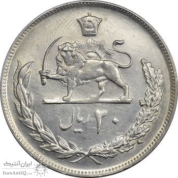 سکه 20 ریال 1352 عددی - MS61 - محمد رضا شاه سکه 20 ریال 1352 عددی - MS61 - محمد رضا شاه