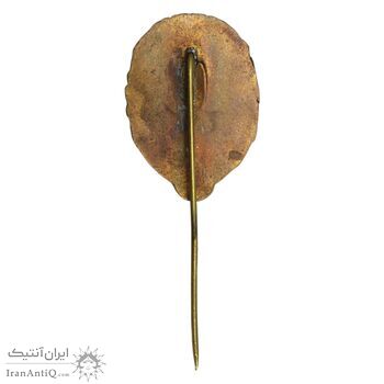 نشان سوزنی یادبود فدراسیون شنا ایران (طلایی) - AU - محمد رضا شاه