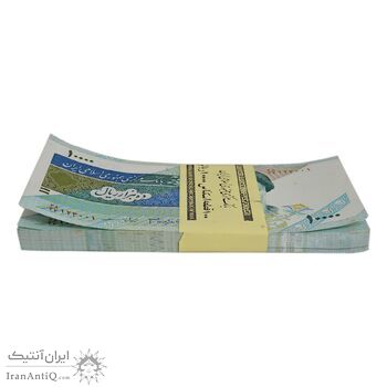 بسته اسکناس 10000 ریال امام (جعفری - مظاهری) - UNC - جمهوری اسلامی