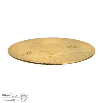 سکه طلا 2000 دینار 1335 تصویری - AU55 - احمد شاه