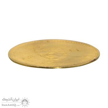 سکه طلا 2000 دینار 1332 تصویری - MS63 - احمد شاه