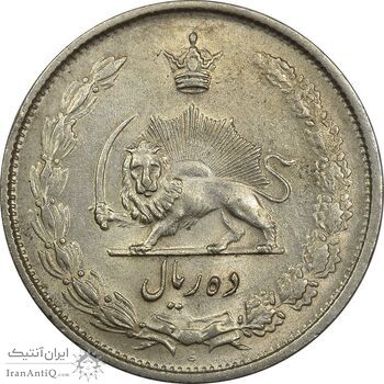 سکه 10 ریال 1324 - AU55 - محمد رضا شاه سکه 10 ریال 1324 - AU55 - محمد رضا شاه