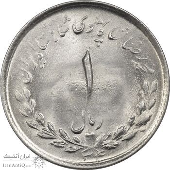 سکه 1 ریال 1334 مصدقی - MS63 - محمد رضا شاه سکه 1 ریال 1334 مصدقی - MS63 - محمد رضا شاه