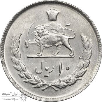 سکه 10 ریال 1353 - MS63 - محمد رضا شاه