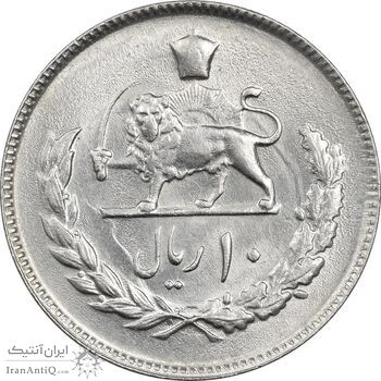 سکه 10 ریال 1353 - MS61 - محمد رضا شاه