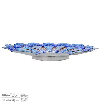 بشقاب میناکاری طرح گل و مرغ - 24/5 سانتی - کد: 028750 بشقاب میناکاری طرح گل و مرغ - 24/5 سانتی - کد: 028750