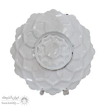 بشقاب میناکاری طرح گل و مرغ - 24/5 سانتی - کد: 028752