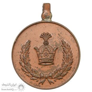 مدال برنز خدمت (دو رو تاج) - EF - رضا شاه