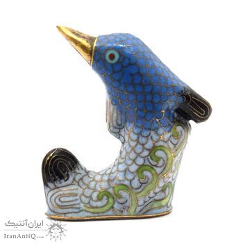 مجسمه میناکاری طرح دلفین آنتیک