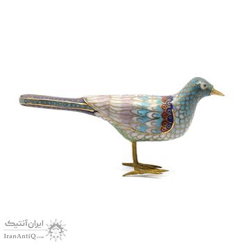 مجسمه میناکاری طرح کبوتر آنتیک