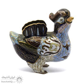 مجسمه میناکاری طرح ماندارین آنتیک