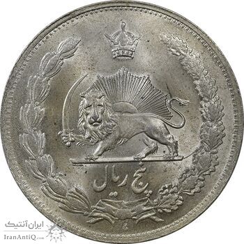 سکه 5 ریال 1310 - MS63 - رضا شاه سکه 5 ریال 1310 - MS63 - رضا شاه
