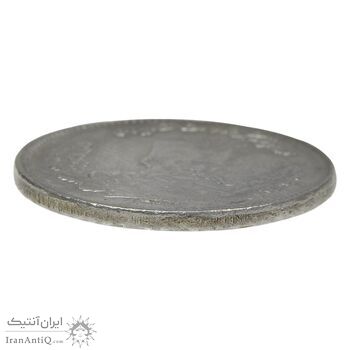 سکه 2000 دینار 1323 تصویری - AU58 - مظفرالدین شاه