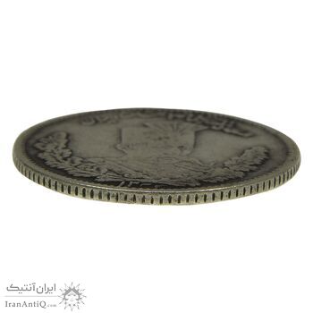 سکه 1000 دینار 1323 تصویری - VF35 - مظفرالدین شاه