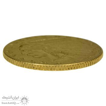 سکه طلا 5 دلار 1908 سرخپوستی - AU58 - آمریکا