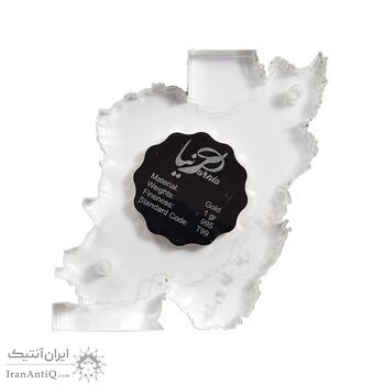 مدال طلا یادبود خرس سیاه بلوچی - 1 گرمی
