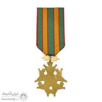 نشان خدمت شهربانی درجه دو (ضرب ایران) - EF45 - محمد رضا شاه