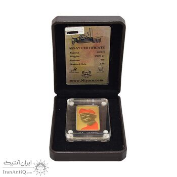 شمش طلا یادبود نوروز مبارک باد 1398 - 1/200 گرمی