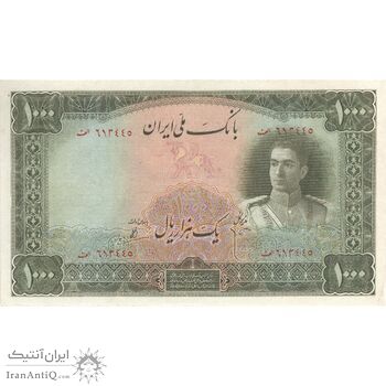 اسکناس 1000 ریال سری یکم - تک - VF35 - محمد رضا شاه