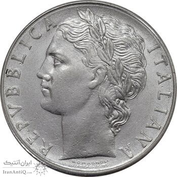 سکه 100 لیره 1978 جمهوری - AU50 - ایتالیا