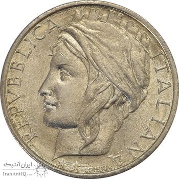 سکه 100 لیره 1995 جمهوری - سری فائو-طرح جهان هستی - MS63 - ایتالیا