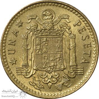 سکه 1 پزتا (78)1975 خوان کارلوس یکم - MS61 - اسپانیا
