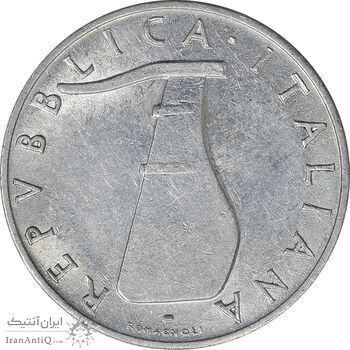 سکه 5 لیره 1952 جمهوری - AU50 - ایتالیا