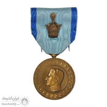 مدال یادبود آویزی بیست و پنجمین سده (روز) - با جعبه فابریک - UNC - محمد رضا شاه
