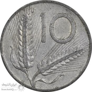سکه 10 لیره 1952 جمهوری - EF45 - ایتالیا
