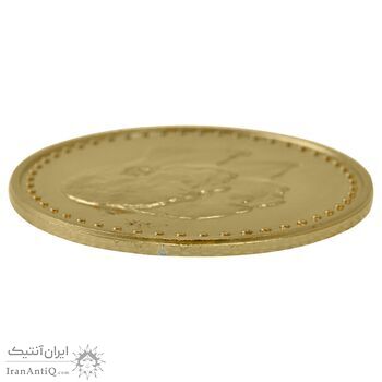 مدال یادبود سایز 40 گرمی بانک ملی (نمونه یک رو) - AU - محمد رضا شاه