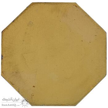 مدال یادبود سایز 40 گرمی بانک ملی (نمونه یک رو) هشت ضلعی - AU - محمد رضا شاه